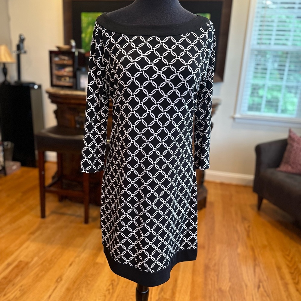 WHBM B/W Tunic